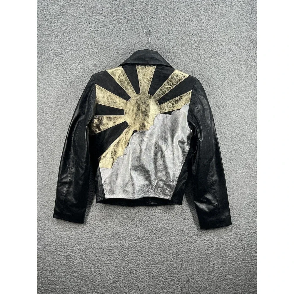 Free People Pierre Rioufol Sun Shining Leather Jacket
